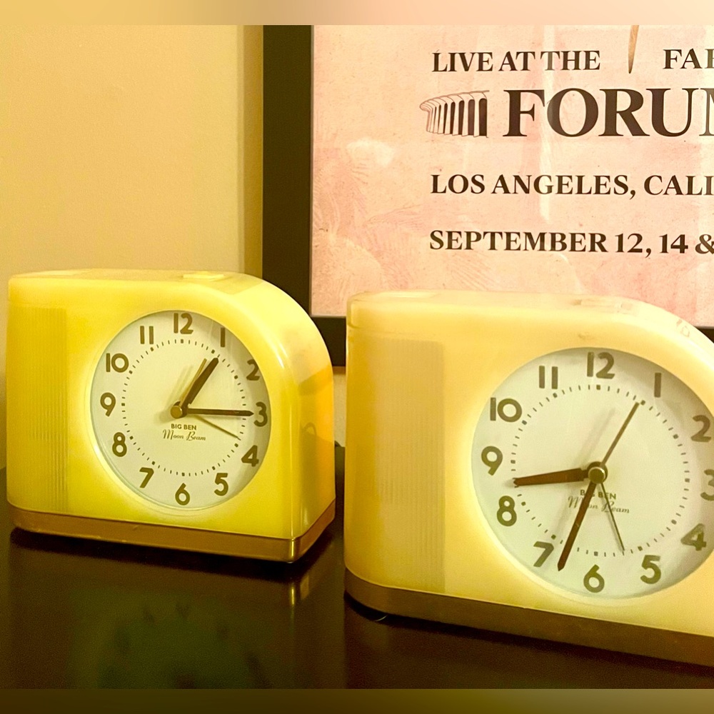 Moon Beam Big Ben Retro Alarm Clock